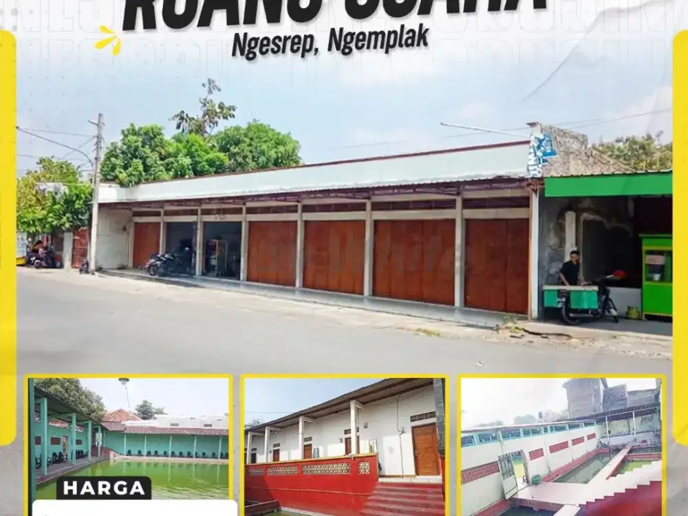 Dijual Ruang Usaha Pemancingan + Ruko Siap Pakai Di Ngemplak Boyolali