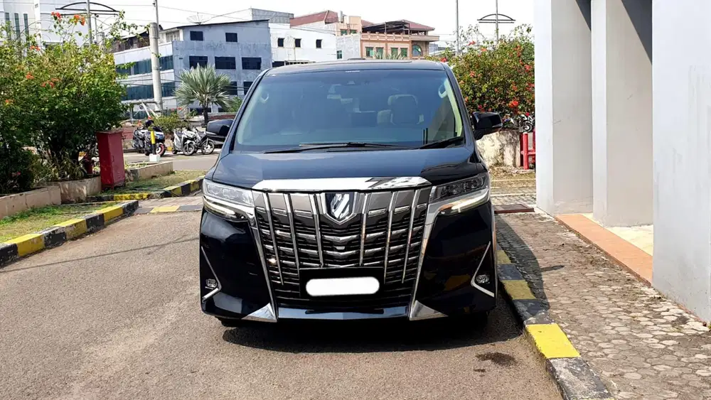 Km36rb toyota alphard g atpm tss 2021 hitam pajak panjang