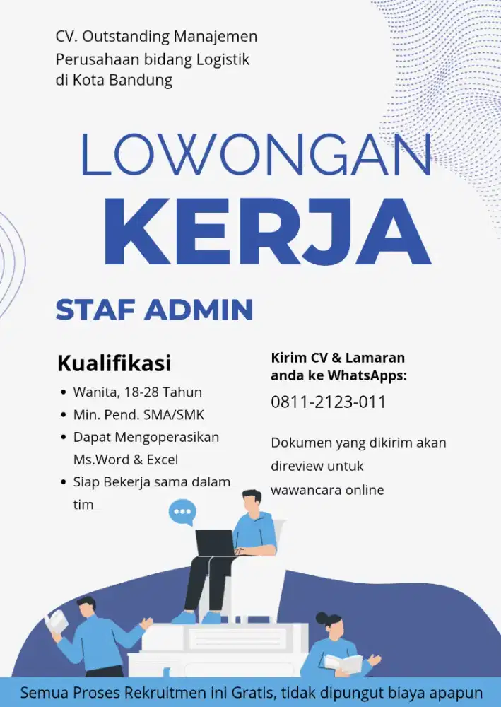 Lowongan Kerja Staf Admin