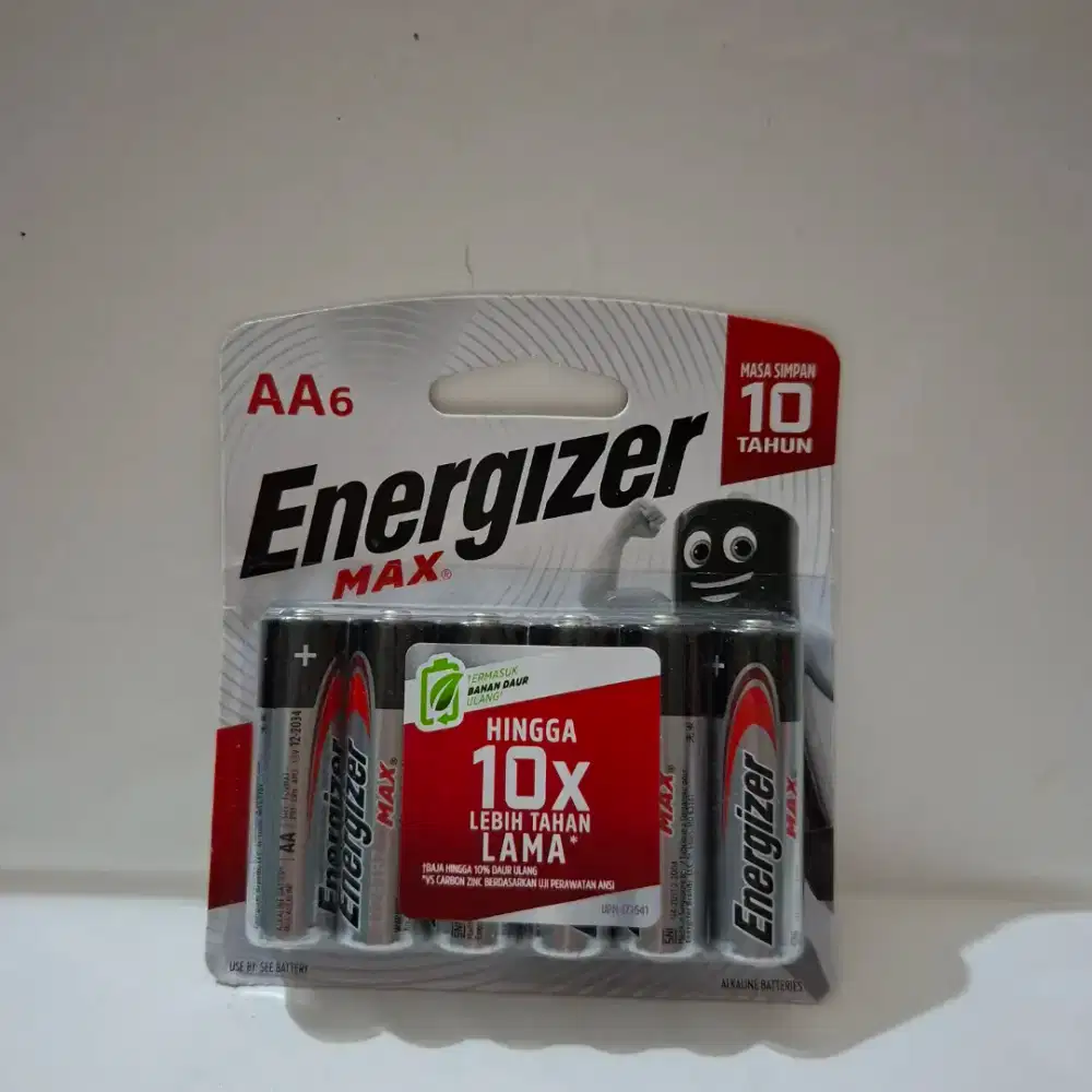 HARGA PROMO: Baterai Energizer MAX AA/ AAA (6 pcs)