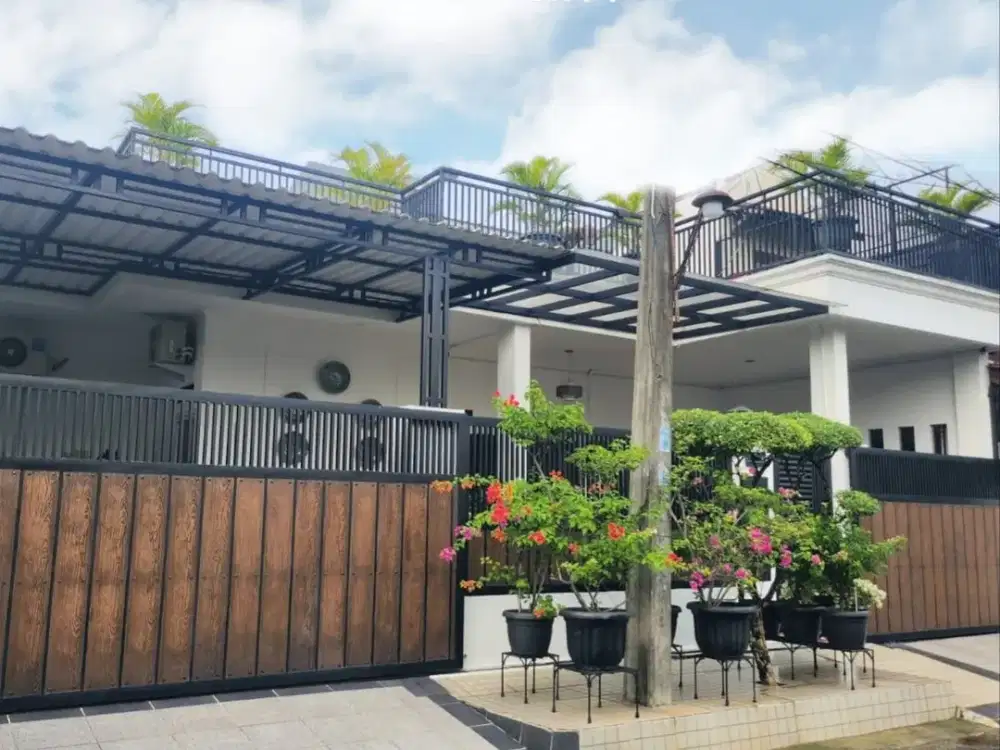 RUMAH FULL FURNISH NYAMAN SIAP HUNI DI VILLA PAMULANG PAS, BAMBU APUS - CIPUTAT