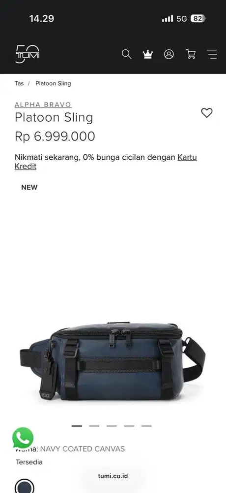 TUMI Alpha Bravo Platoon Sling