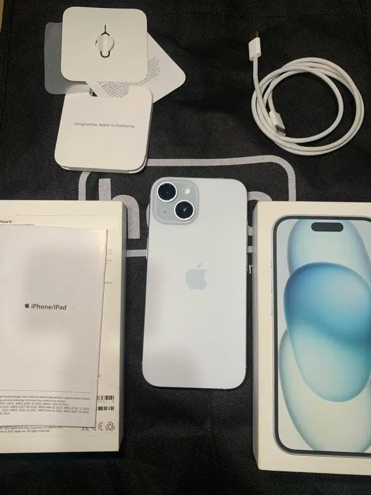 iphone 15 128gb blue resmi ibox