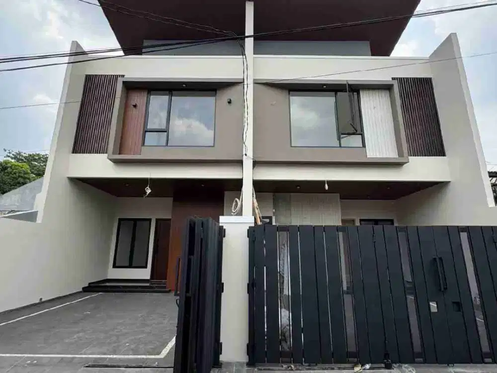 Rumah Baru Mewah Modern Minimalis Semi Furnis Di Rawamangun