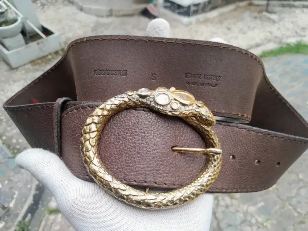 Belt Roberto Cavalli size S leather Original