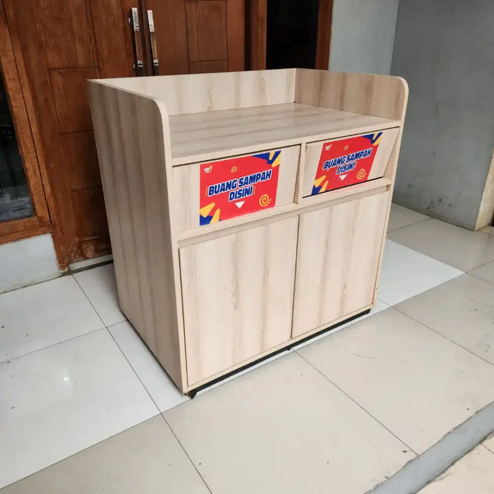 Tempat Sampah Resto - Cafe / Waste Bin /Trash Cabinet B11
