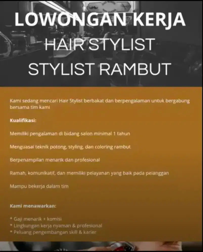 Hairstylist Untuk Di Kelapa Gading