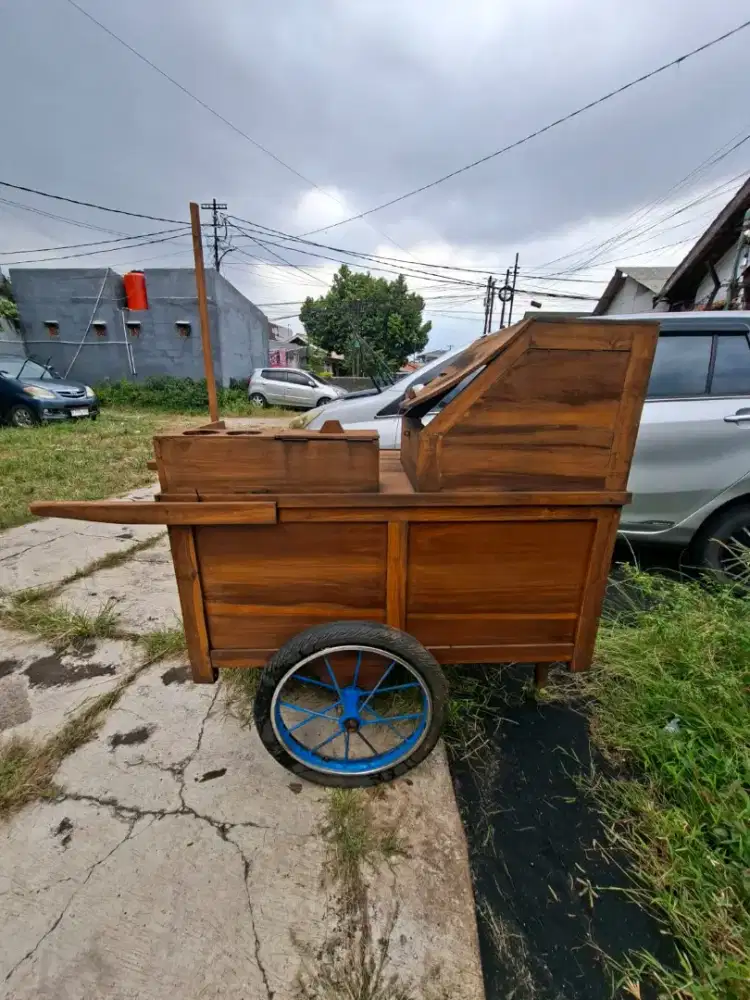 Jual gerobak cilok/bakso tusuk