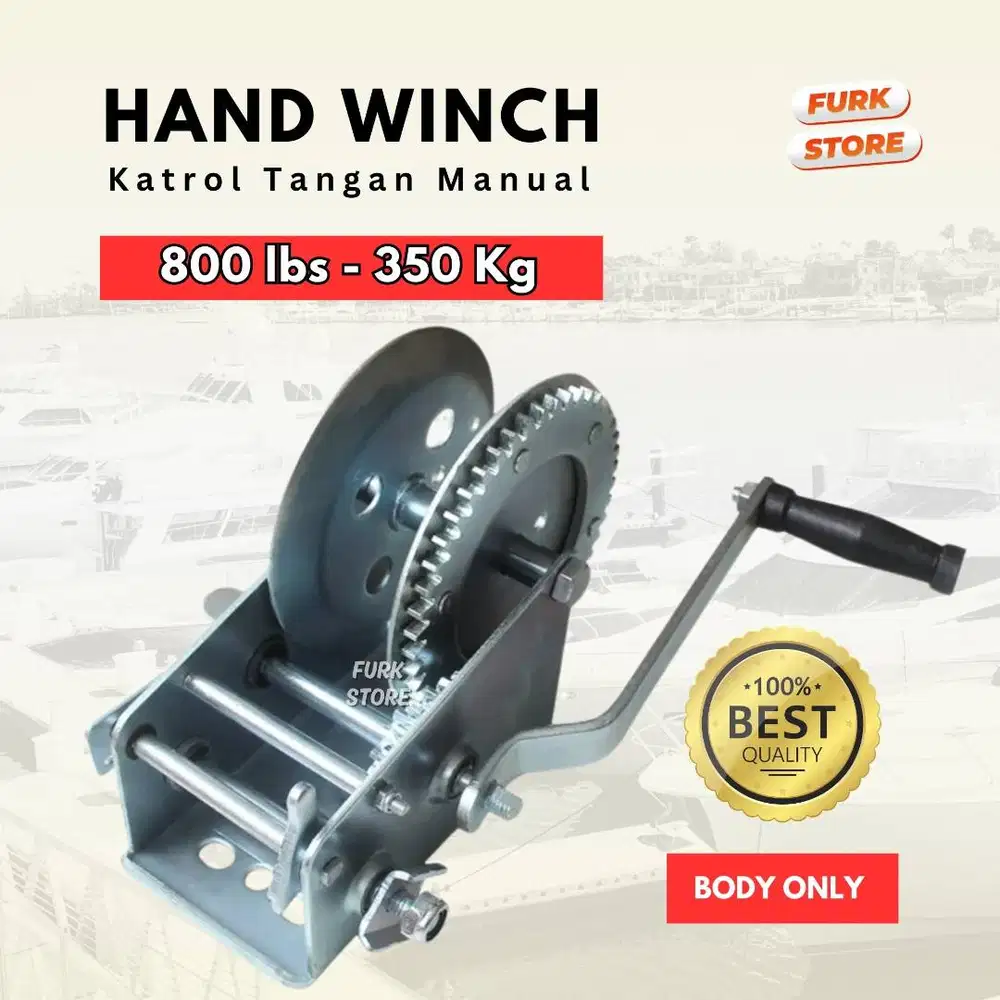 Hand Winch 800LBS – Katrol Manual | Winch Tangan | Katrol Seling Baja