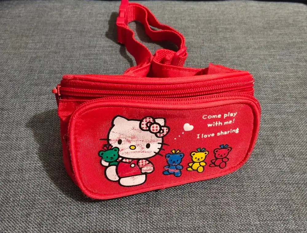 Tas Pinggang Anak Hello Kitty