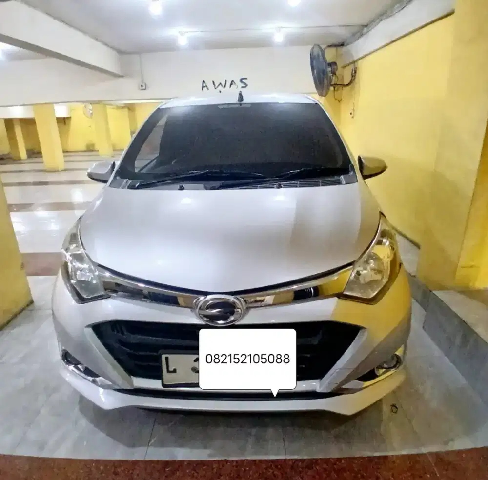 Daihatsu Sigra R Automatic Silver Siap Pakai