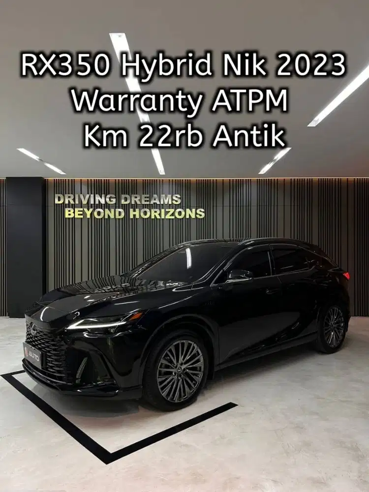 Lexus RX350H Hybrid 2023 Km22rb Hitam B1553VCY
