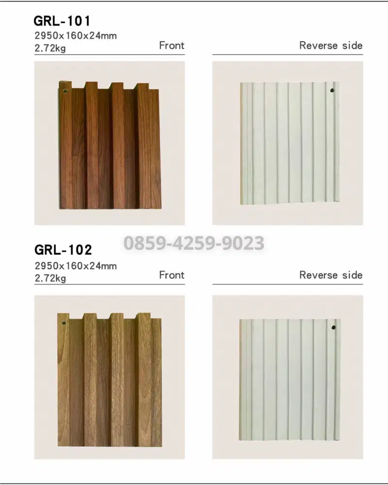 Wallpanel Dinding NAYA / Wall Panel Kisi2 Dinding PVC / Kisi Kisi Kayu