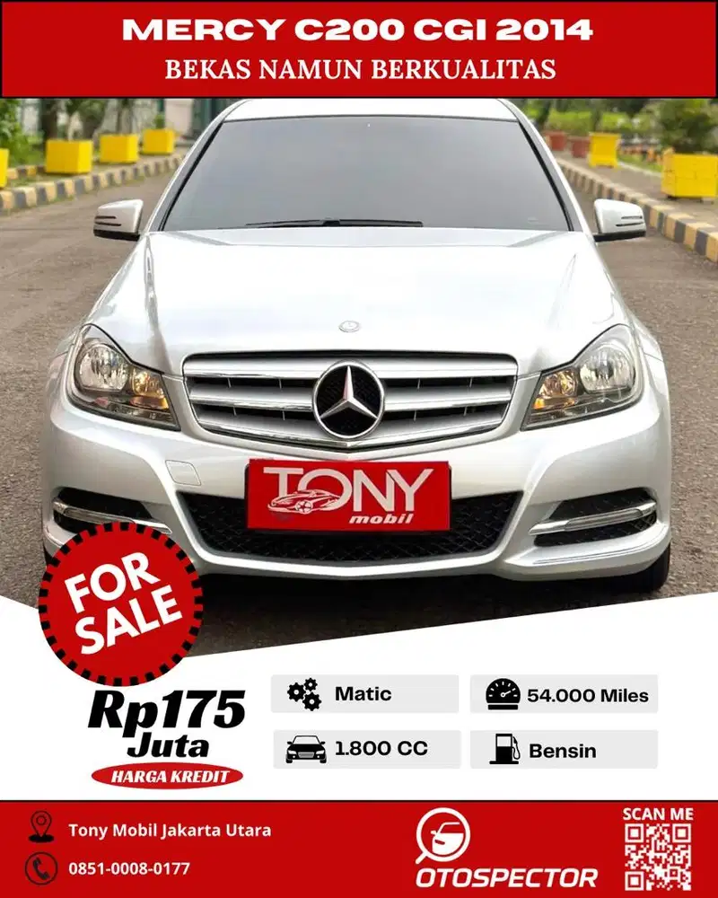 Mercedes Benz C200 CGI W204 2014 Silver