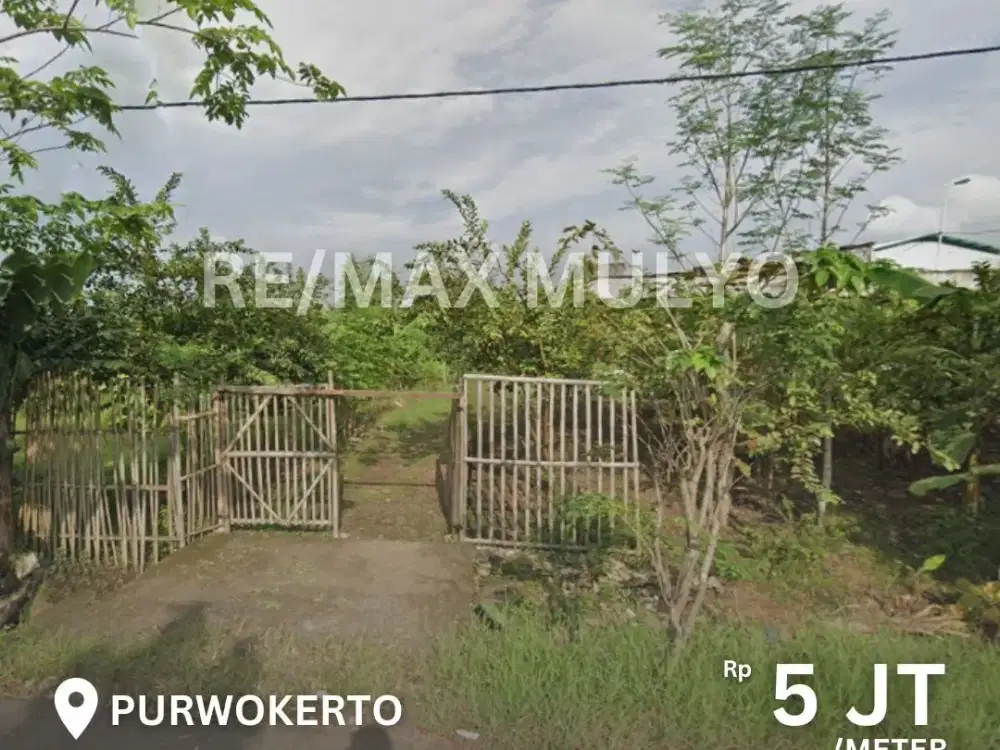 Dijual Tanah Cocok Untuk Industri Tepi Jalan Utama Kota Purwokerto
