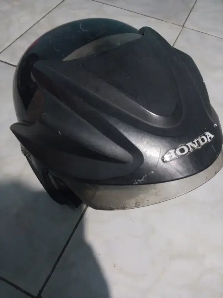 Helm Honda Berwarna Hitam Keren