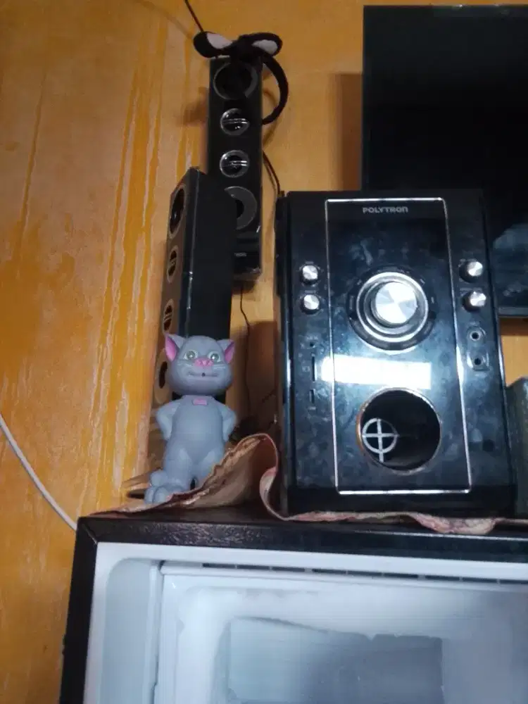 Speaker polytron baru pakai 2 bln masi mulus bagua