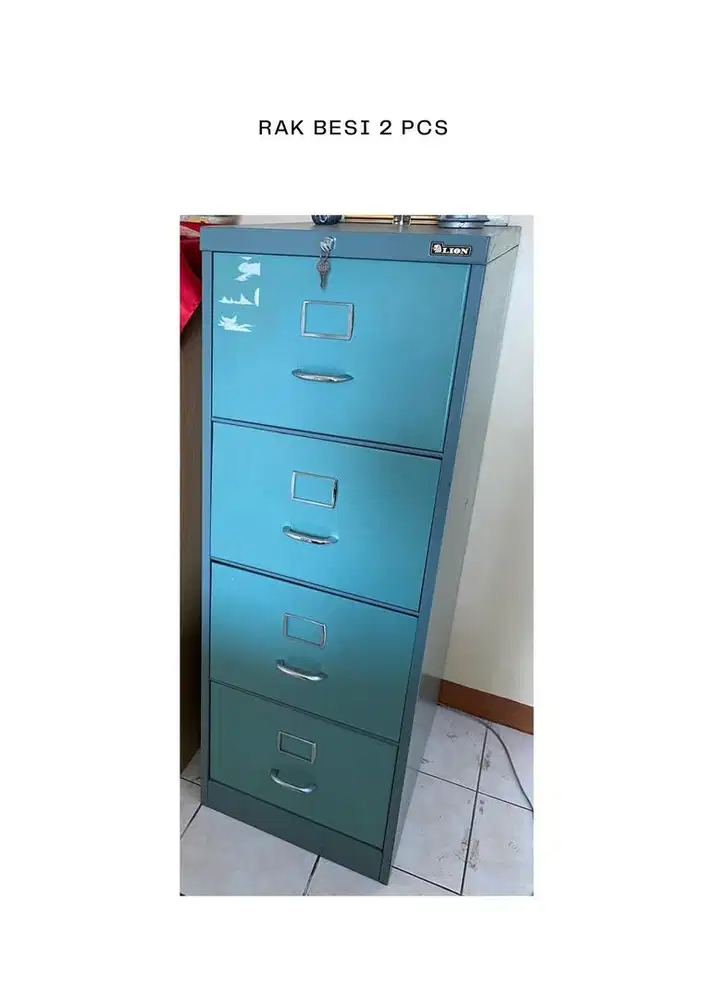 Rak besi 4 slot (2 pcs)