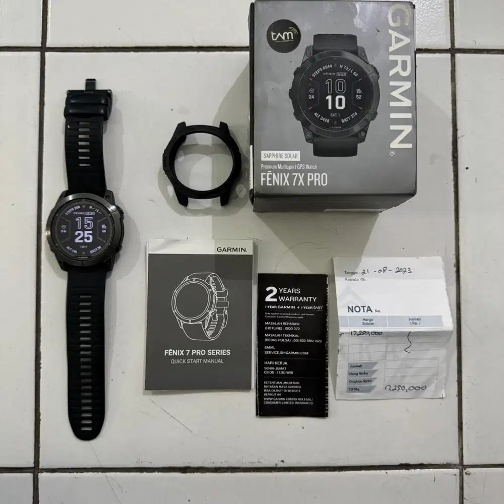 Garmin Fenix 7x Sapphire Solar