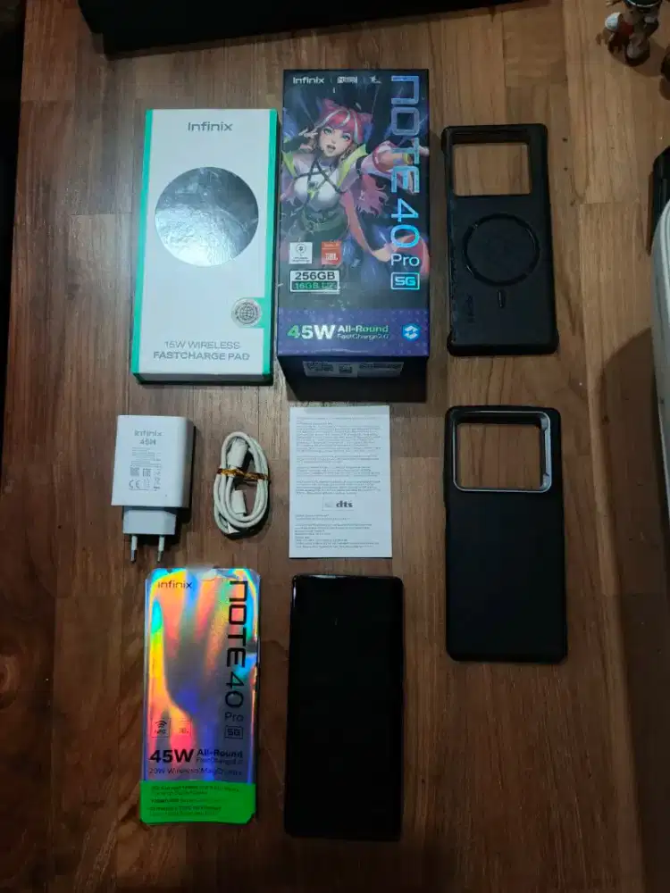 Infinix 40 Pro 5g 8/256 Fullset