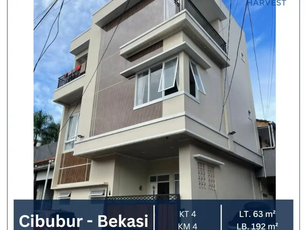 DIJUAL SANGAT CEPAT RUMAH MURAH SIAP HUNI CIBUBUR BEKASI JAWA BARAT