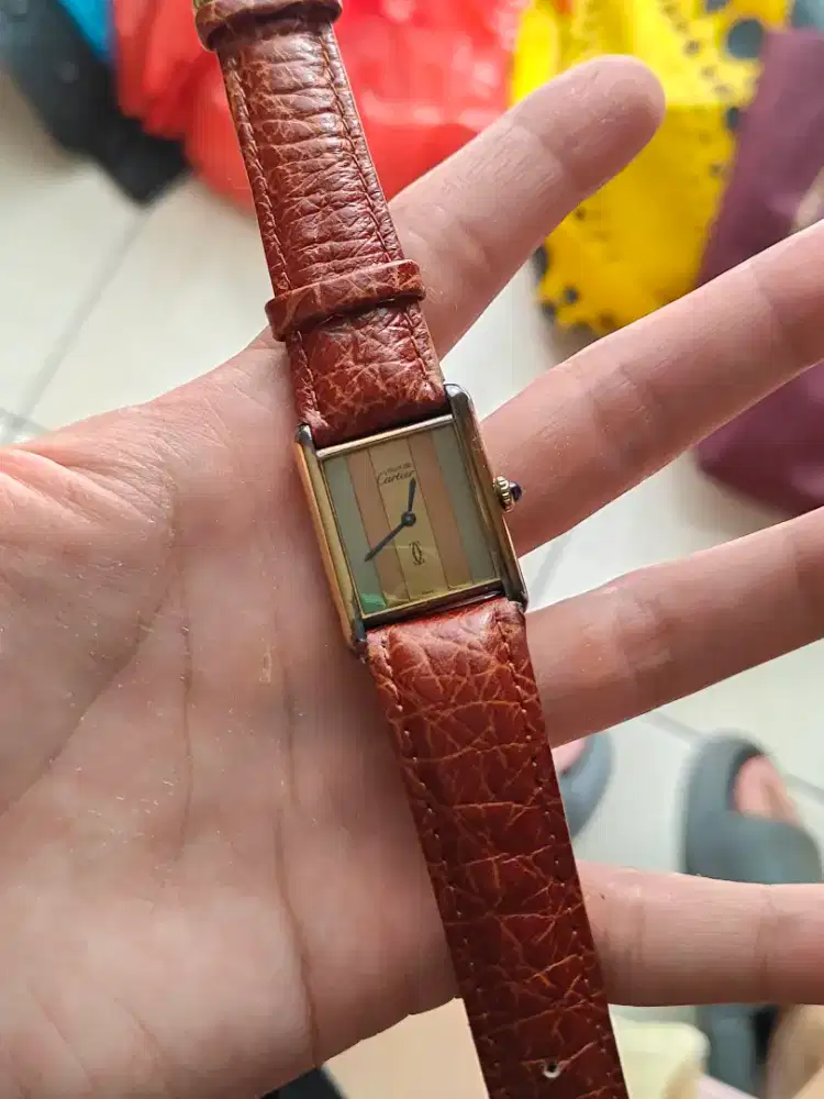 CARTIER rainbow men watch vintage