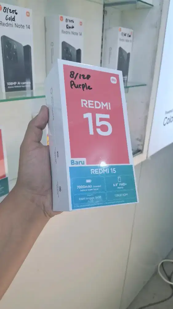 REDMI 15 8/128 SEGEL