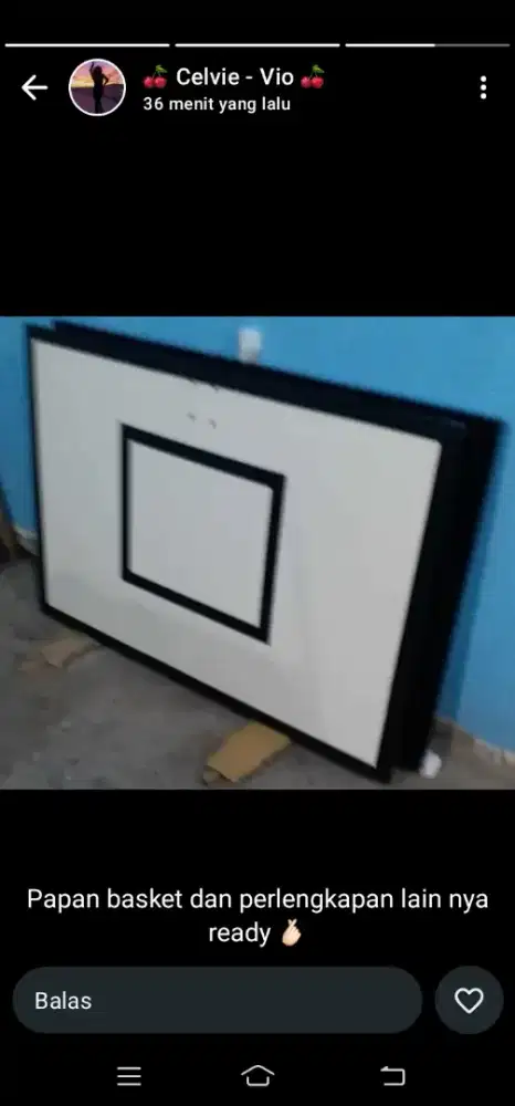 Ring basket dan Papan basket baru