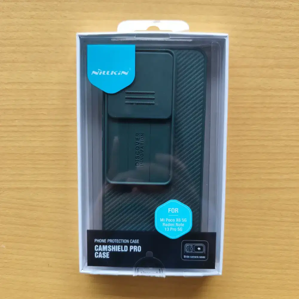 Case Redmi Note 13 Pro 5G - Nilllkin Camshield Pro - Green