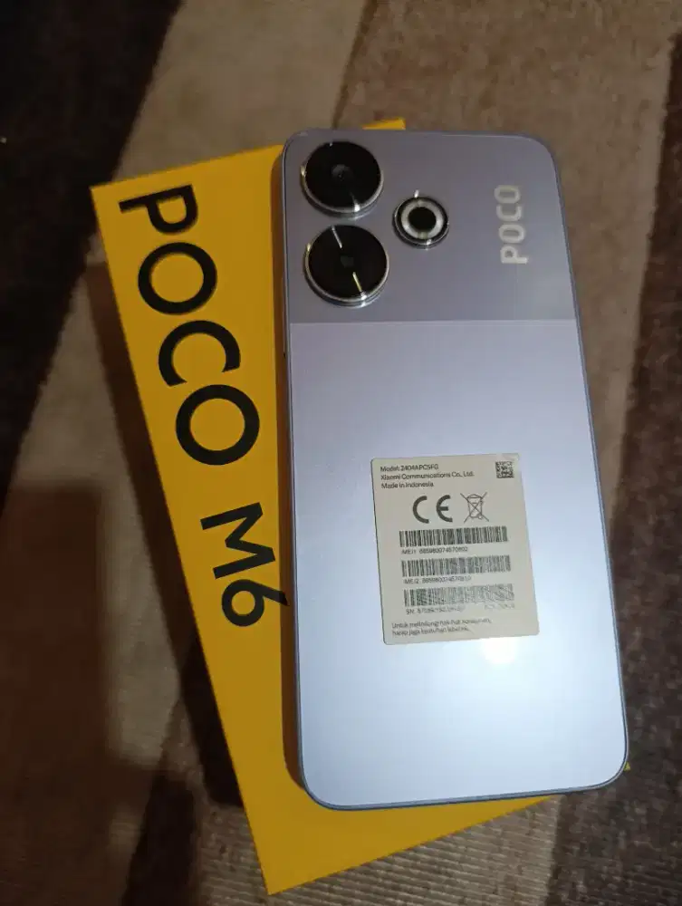 Poco m6 8/256gb unit dan Box no minus mulus