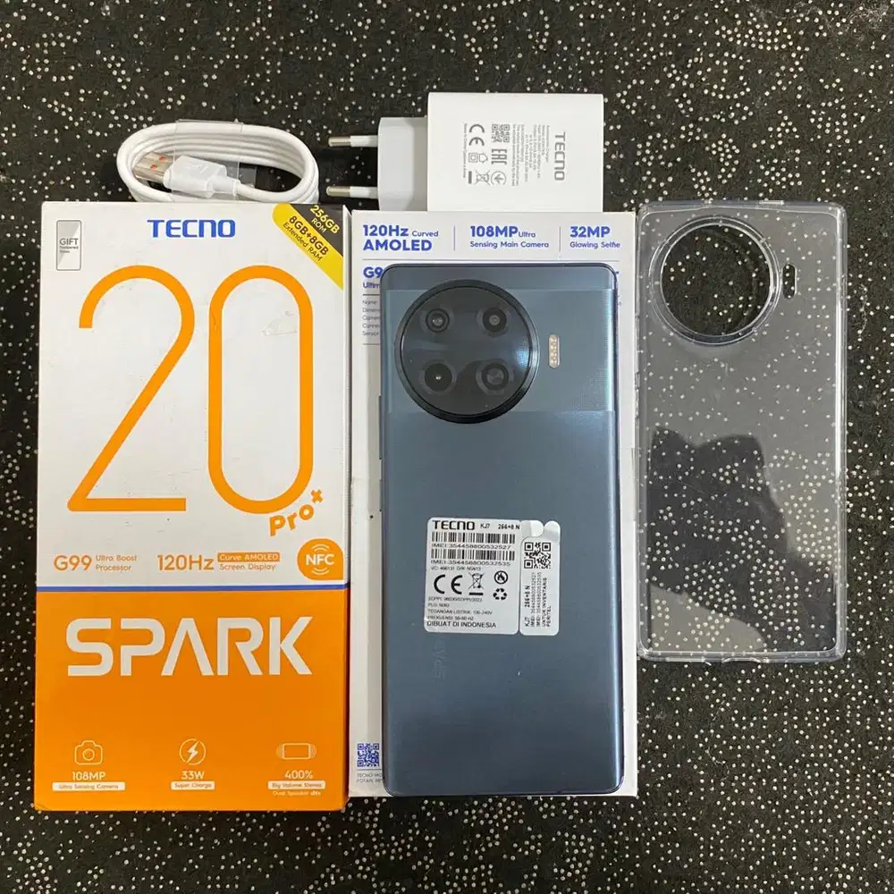 Tecno Spark 20 pro+ seken