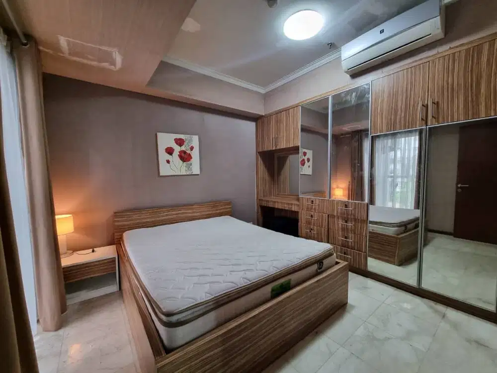 disewa apartemen furnish bagus tipe 2 kamar di royal