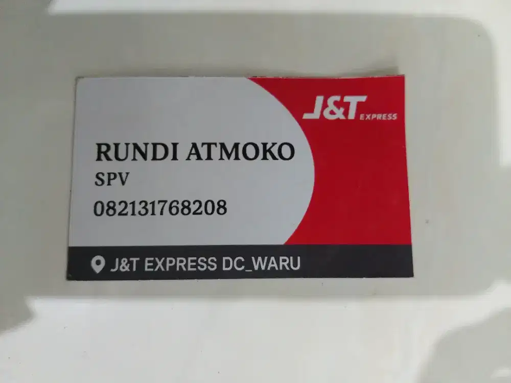 Lowongan kerja kurir J&T express area waru