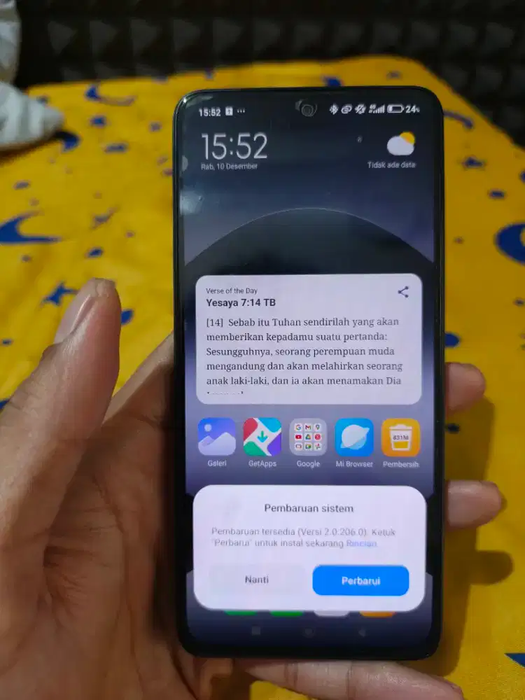 Dijual Hp Xioami redmi note 14 4g 8/256GB