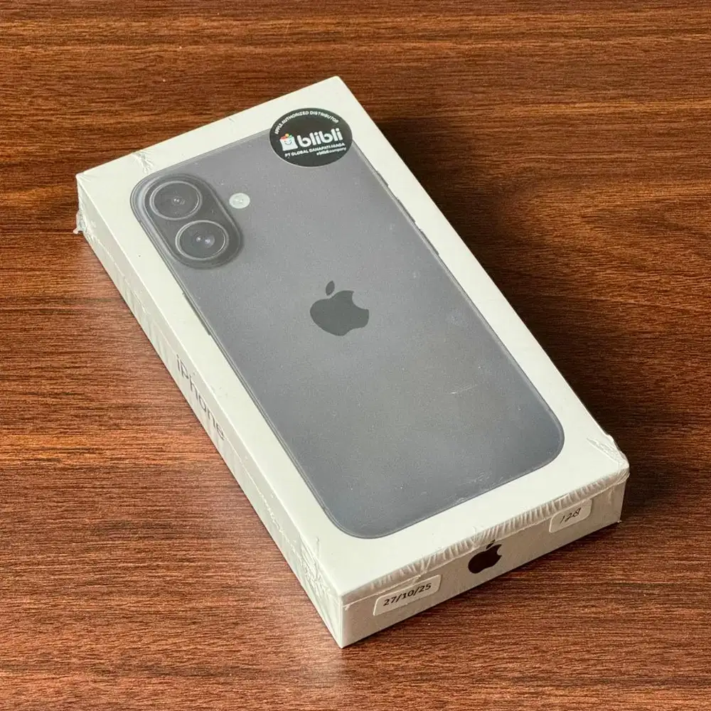 iPhone 16 128GB Black New Segel