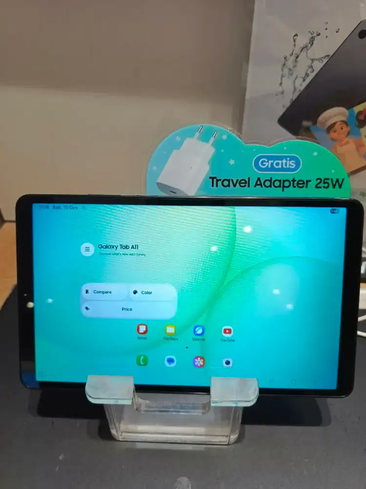 Cicilan samsung Tab A11 LTE ram4/64 mulai 300rb/bln cukup ktp