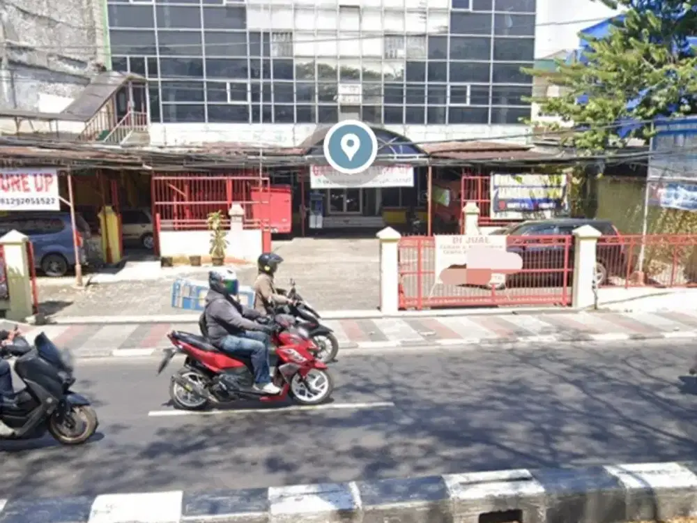 ruko gudang di pinggir jalan raya Soekarnohatta sebelah samsat