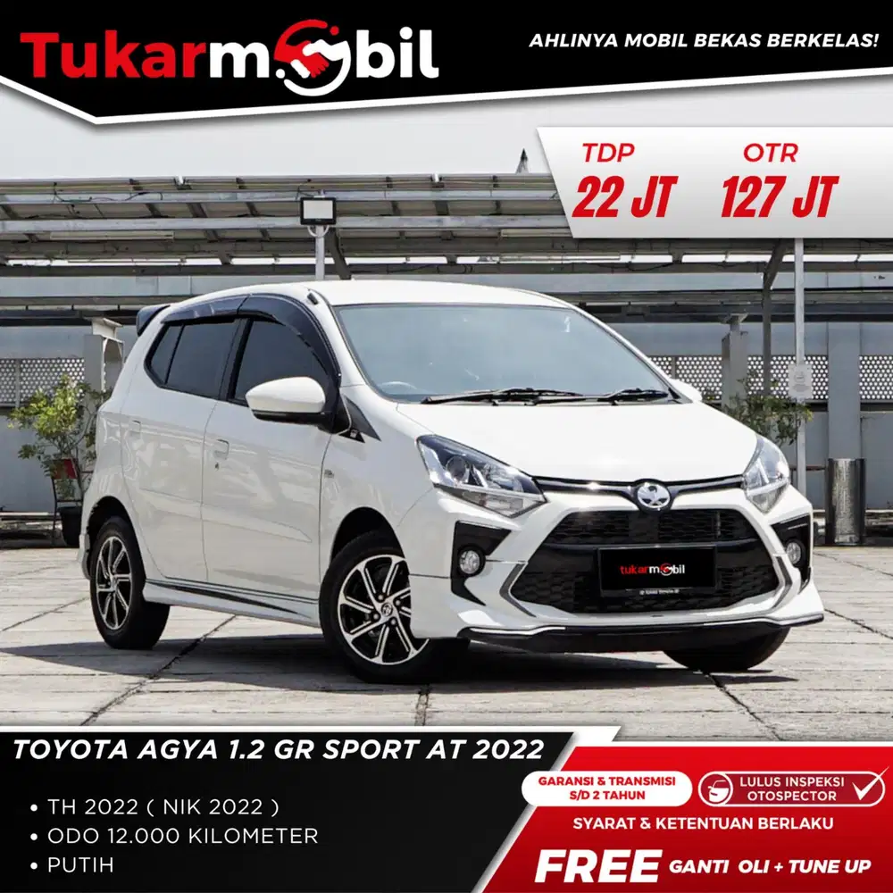 Toyota Agya GR 1.2 Matic 2022