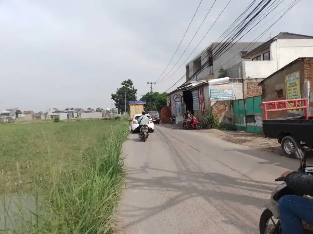 tanah murah di jl raya cikoneng podomoro bojongsoang