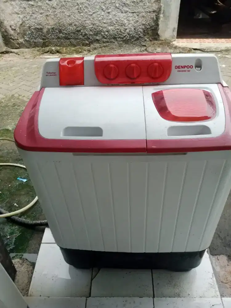mesin cuci 2 tabung merek Denpoo