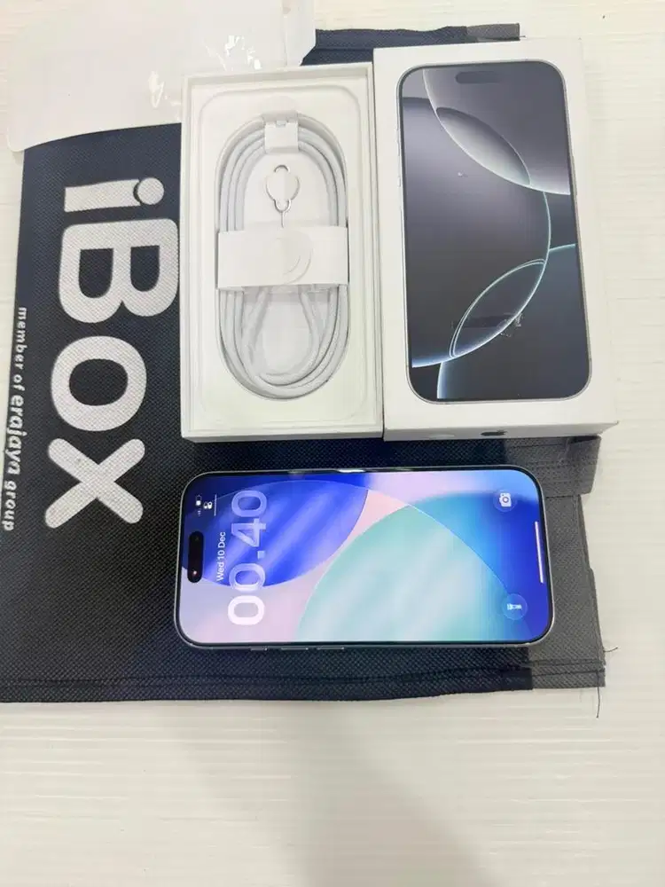 Iphone 16 pro 256gb garansi resmi iBox April 2026