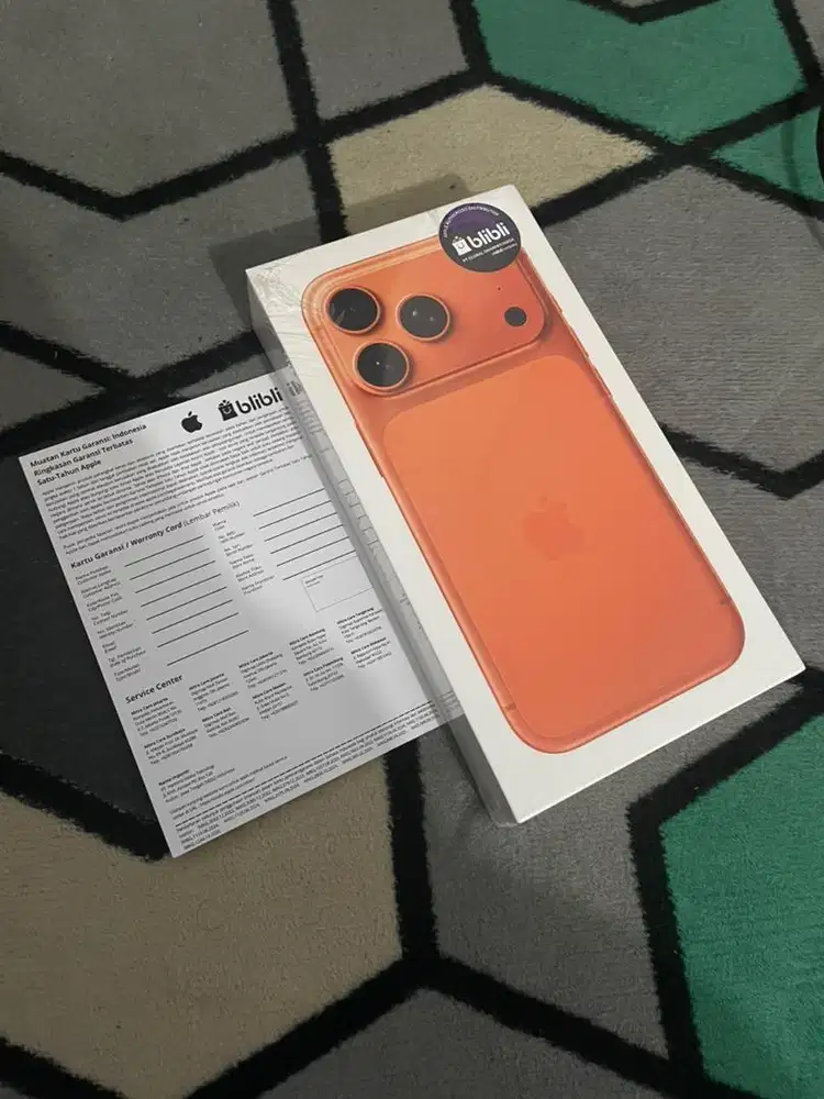 iPhone 17 Pro 256GB GARANSI RESMI KONDISI BARU