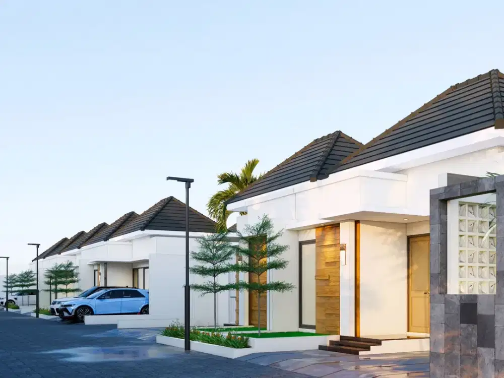 RUMAH MODERN DEKAT UMY DENGAN CARPOT 2 MOBIL