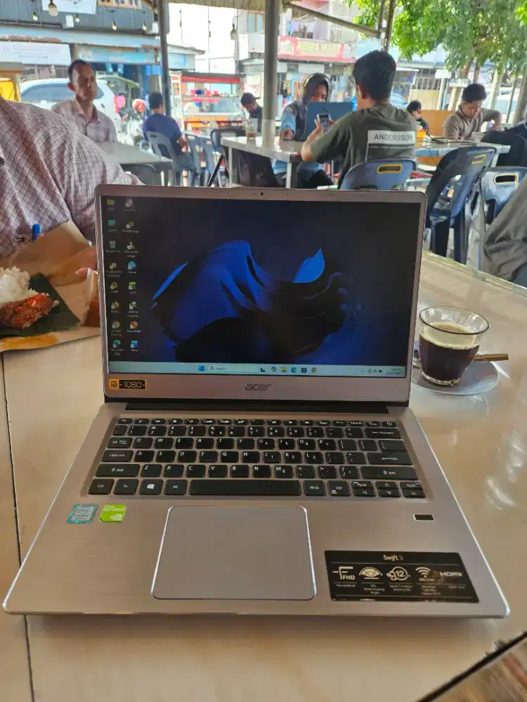 Laptop acer swift core i5 Nvidia fullset