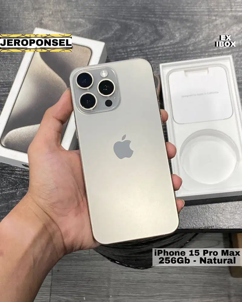IPHONE 15 PRO MAX 512GB NATURAL EX IBOX BH 87% LIKE A NEW
