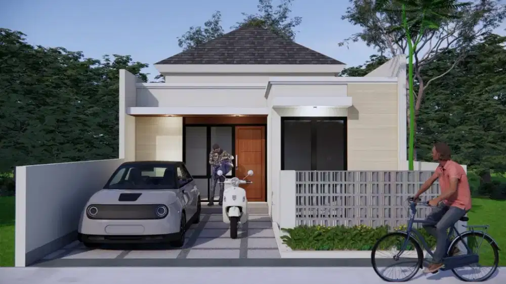 Promo Rumah Cantik Pesan Bangun 3 Unit Di Dekat Pemda / Pasar Sleman