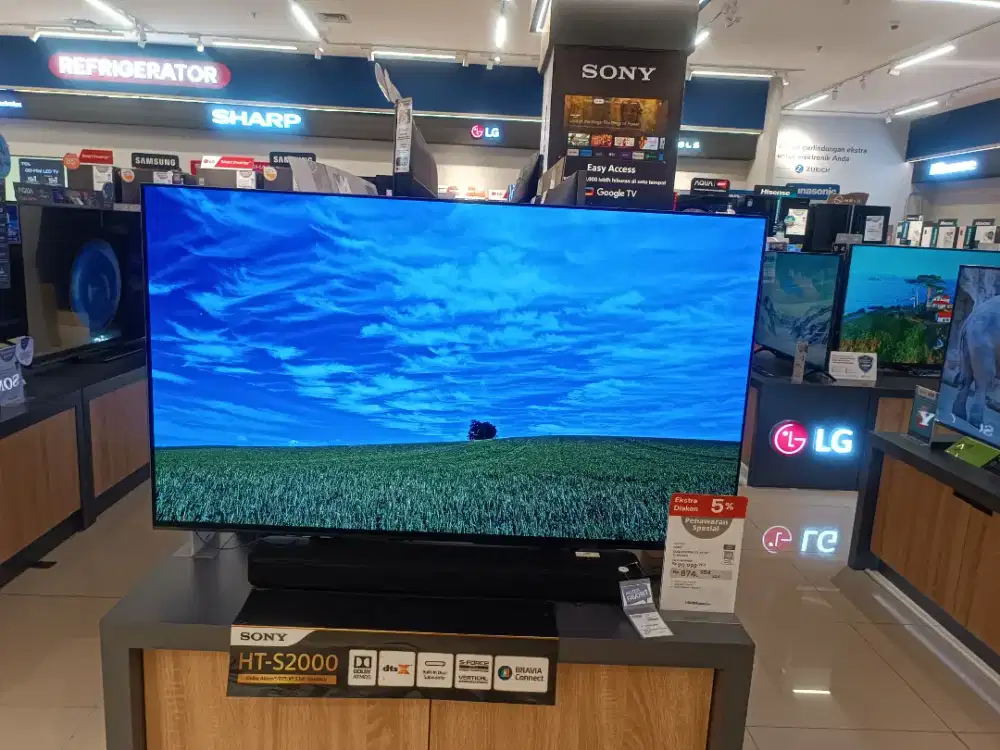 Bunga Cicilan 0% SONY LED GOOGLE TV 55 INCH