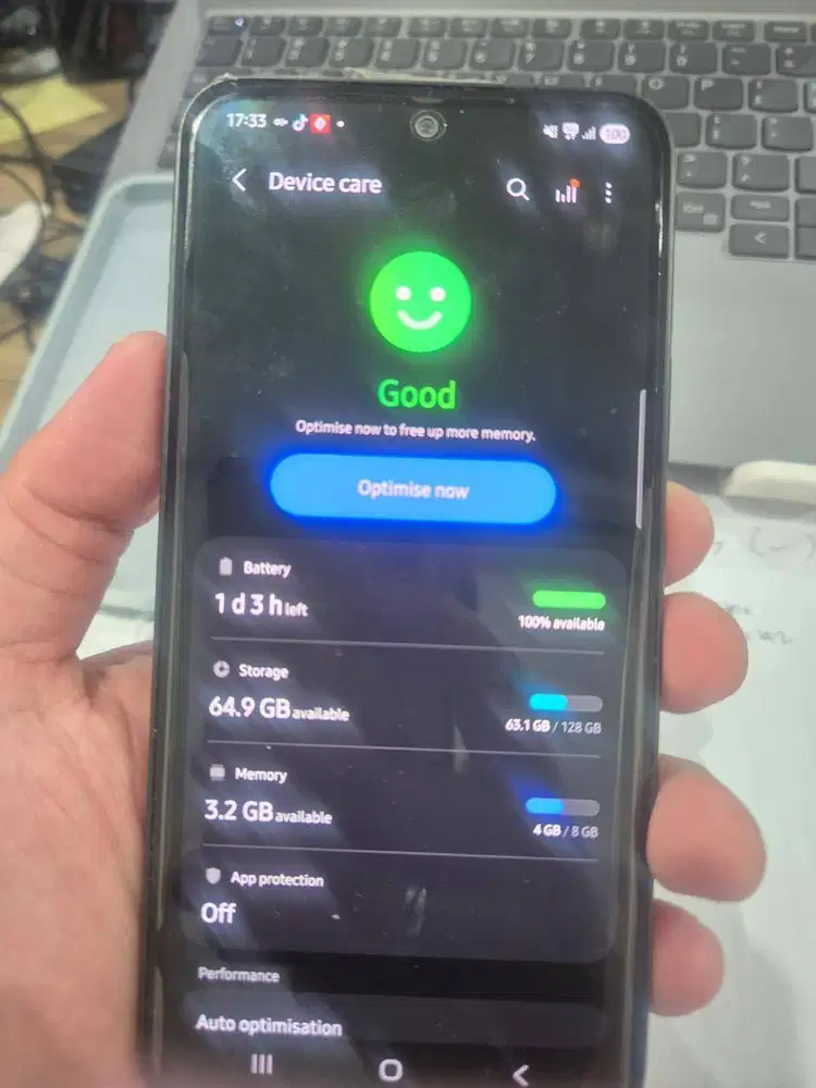 Samsung Galaxy A54 5g Mulus 8/128 Hitam