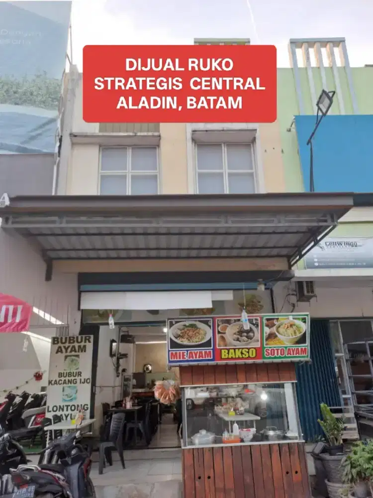 DIJUAL RUKO STRATEGIS CENTRAL ALADIN, BATAM