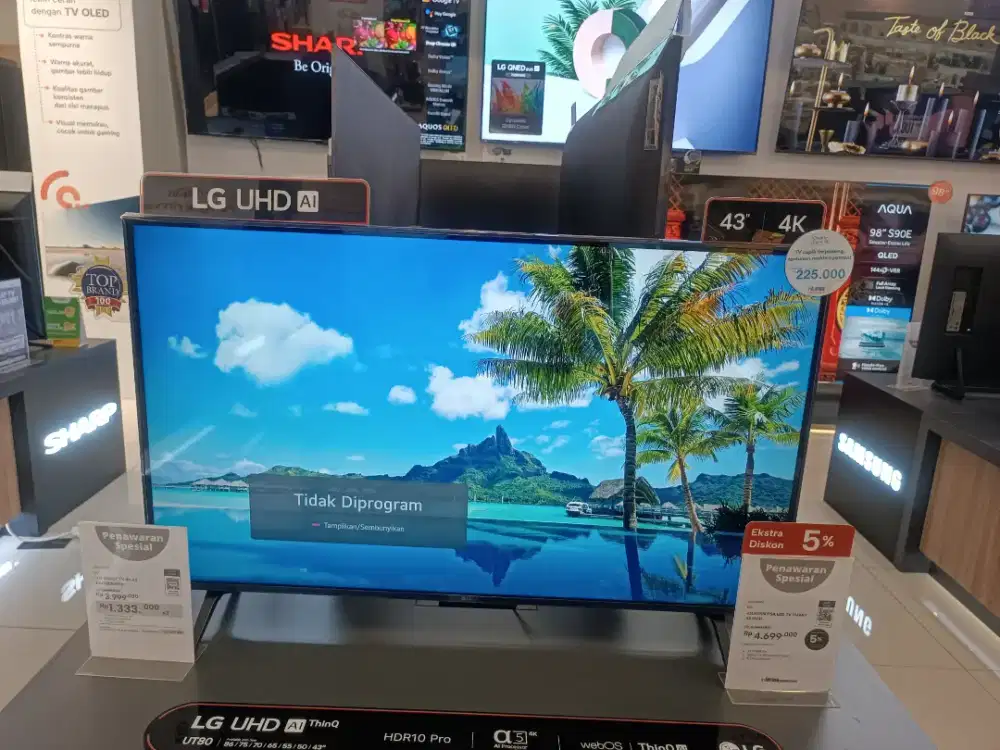 Bunga Cicilan 0% LED TV SMART 43 INCH LG